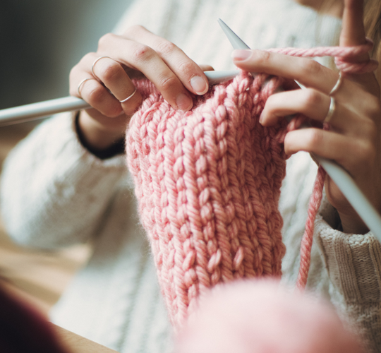Atelier de tricot, crochet et arts textiles